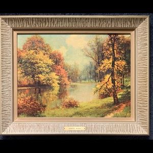 Original Robert Wood Oil Painting with frame